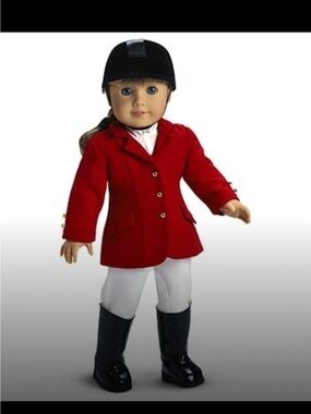 American Girl Equestrian Doll Outfit - Red Riding Jacket No Doll